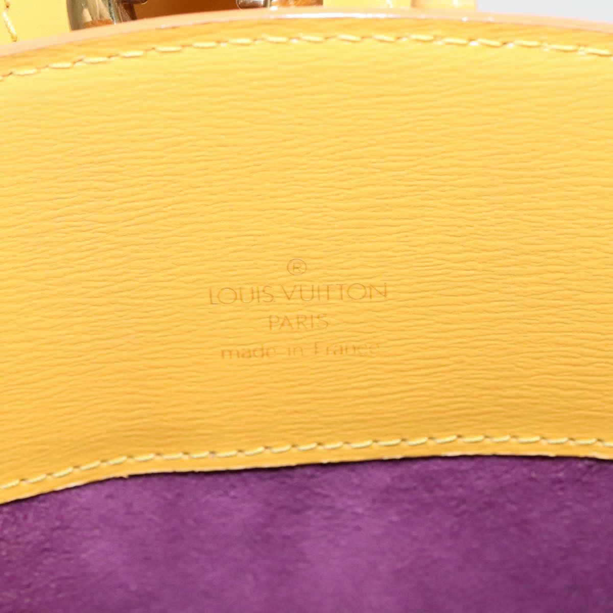 Louis Vuitton Cluny Shoulder Bag Epi Leather, Yellow, Leather, Shoulder Bag