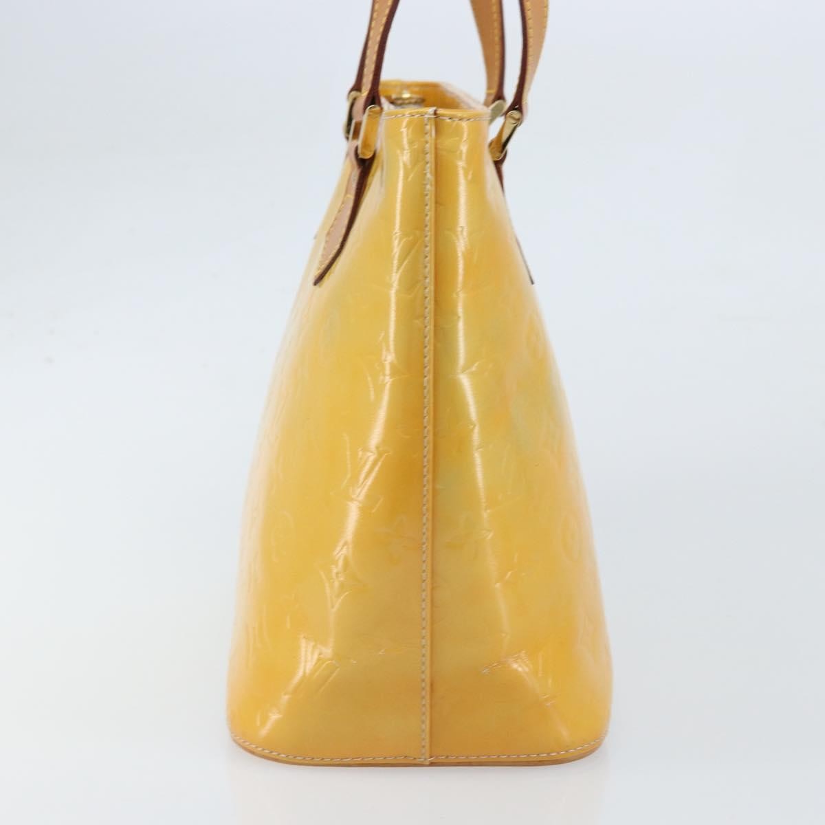Louis Vuitton Houston Handbag Monogram Vernis, GRAY, PATENT_LEATHER, Tote bag