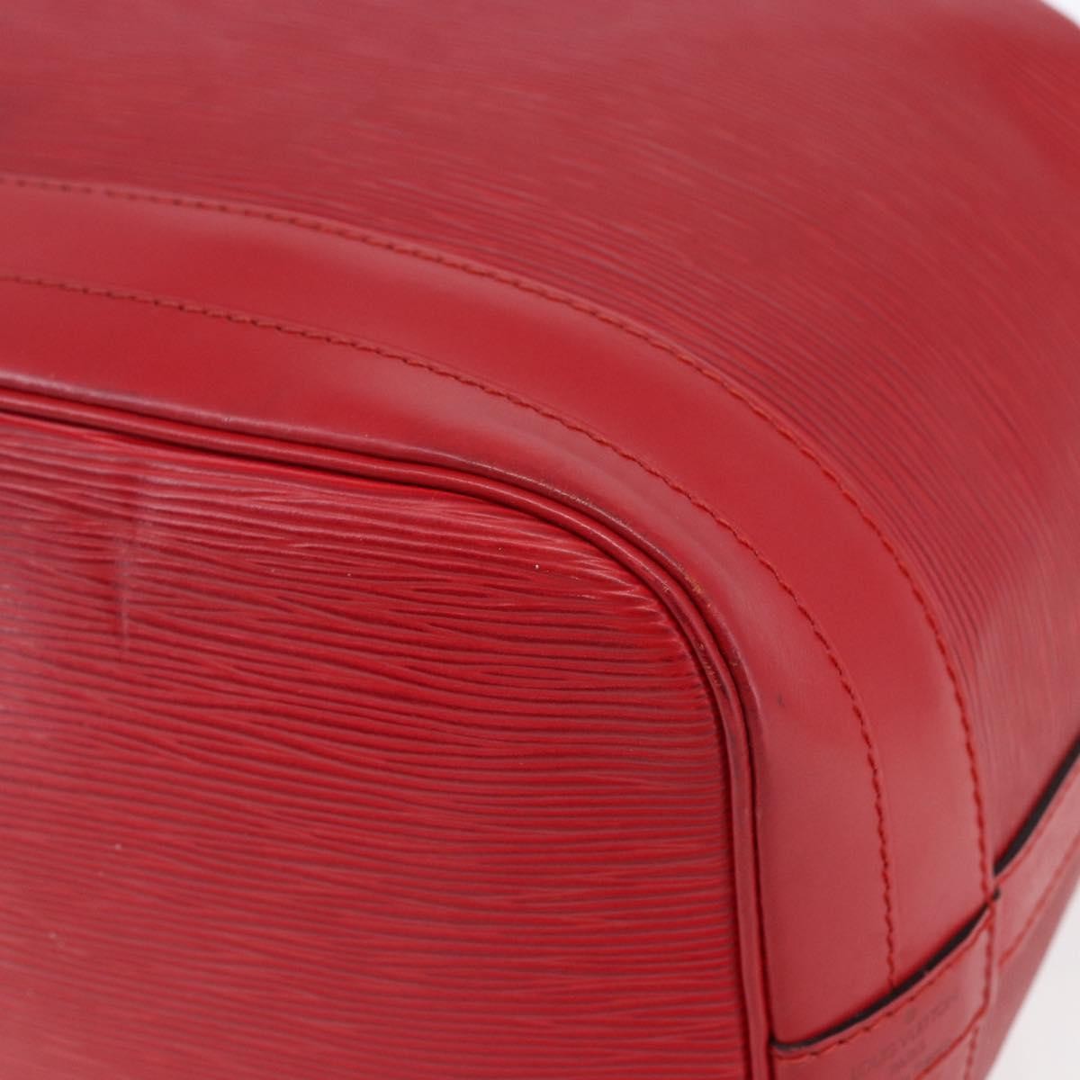 Louis Vuitton Noe Shoulder bag Leather, RED, LEATHER, Shoulder bag