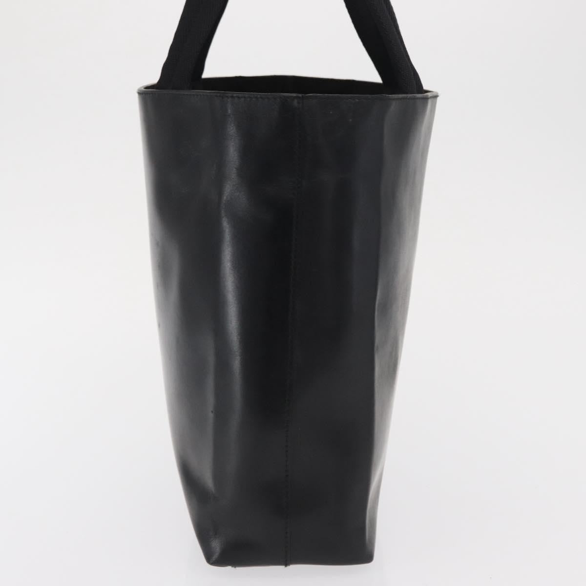 Prada Vintage Tote Leather, BLACK, LEATHER, Tote bag