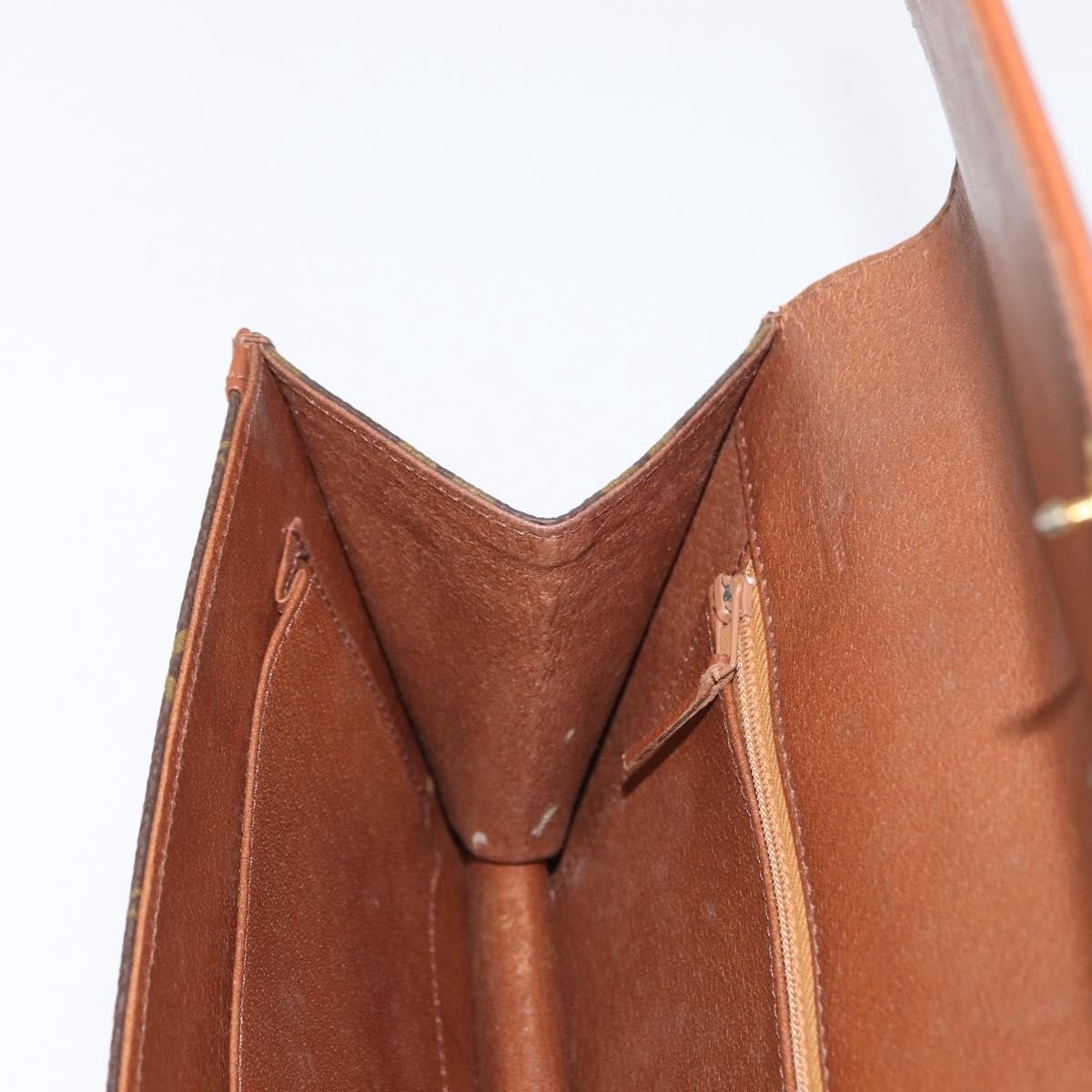 Louis Vuitton Dame Pochette Monogram Canvas, BROWN, CANVAS, Clutche & pouche