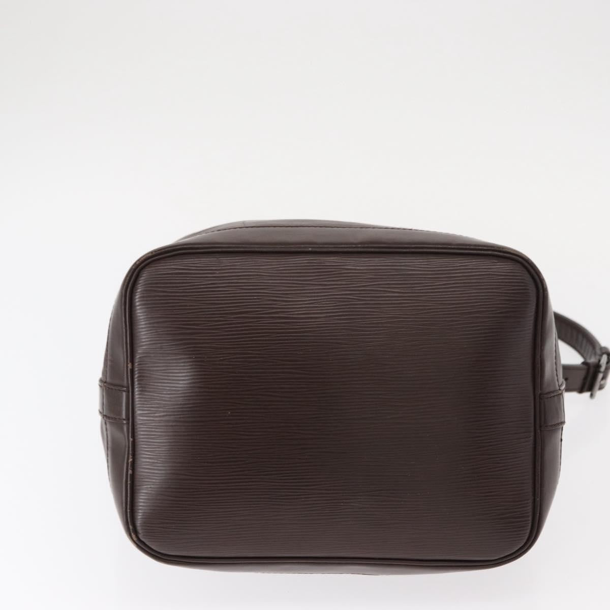 Louis Vuitton Petit Noe Handbag Epi Leather, BROWN, LEATHER, Shoulder bag
