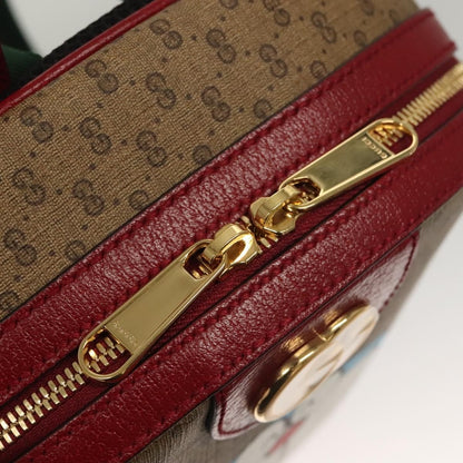 Gucci Doraemon Zip Backpack Printed Mini GG Coated Canvas, BEIGE, CANVAS, Backpack