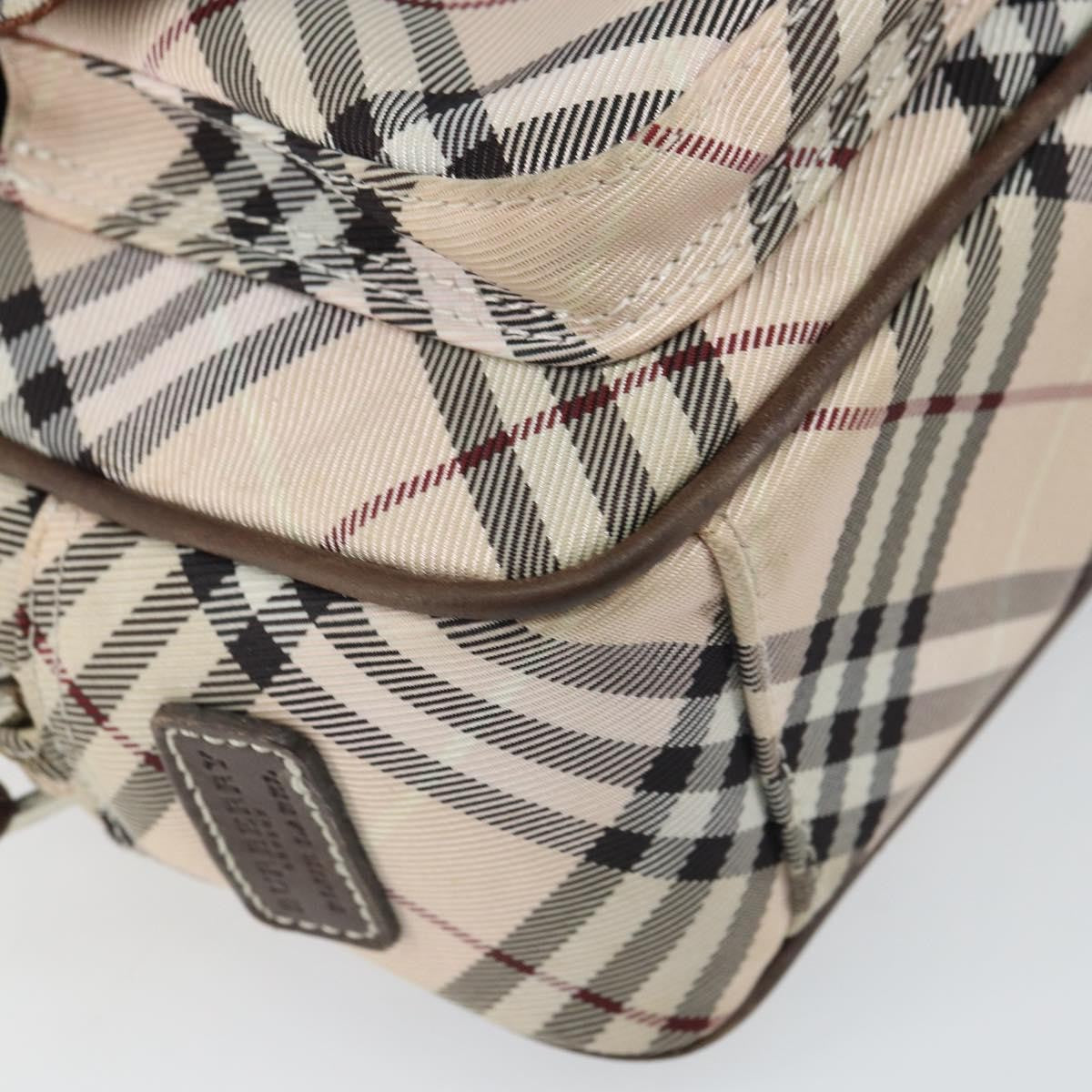Burberry Nova Check Blue Label Nylon, BEIGE, NYLON, Shoulder bag