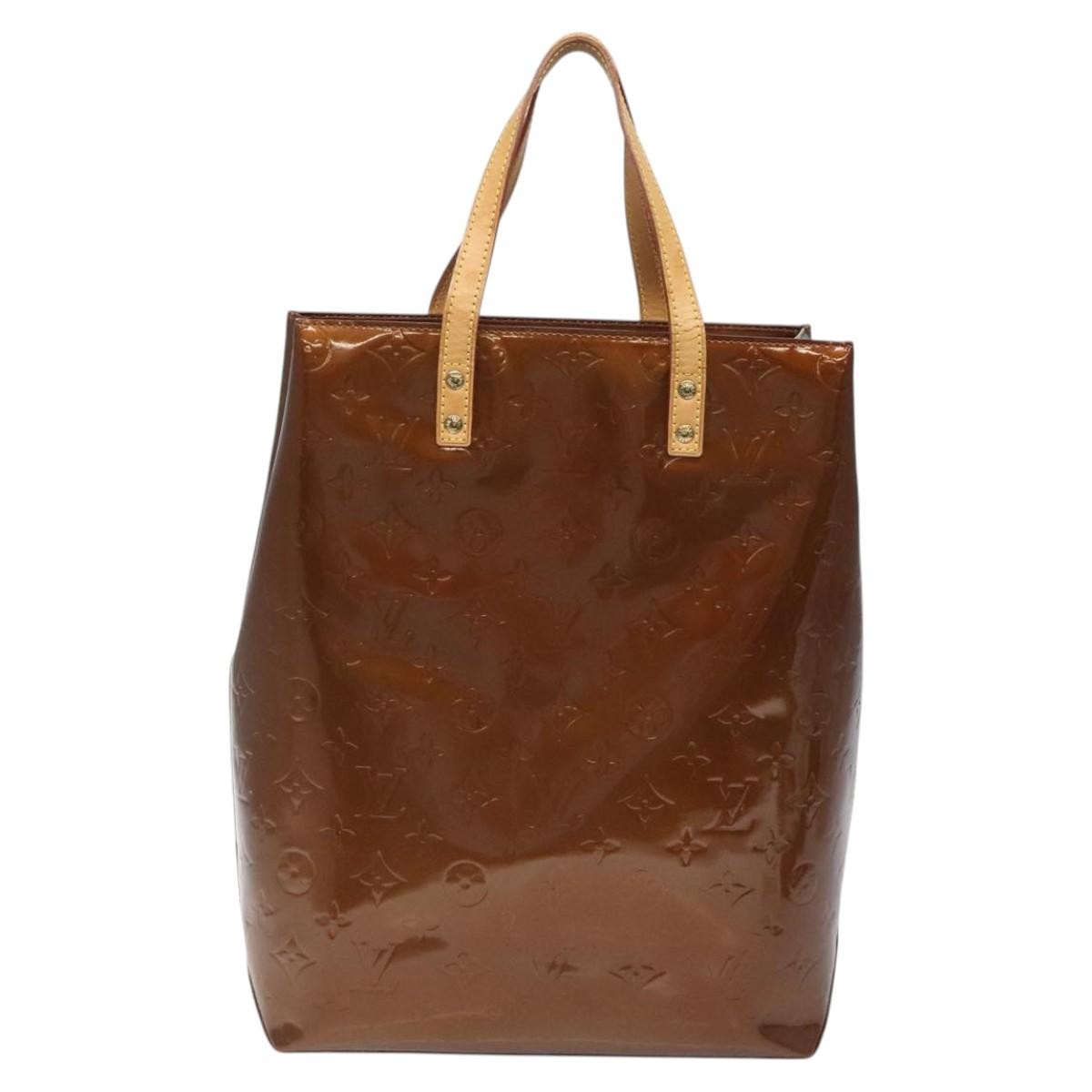Louis Vuitton Reade Handbag Monogram Vernis, Brown, Patent Leather, Handbag