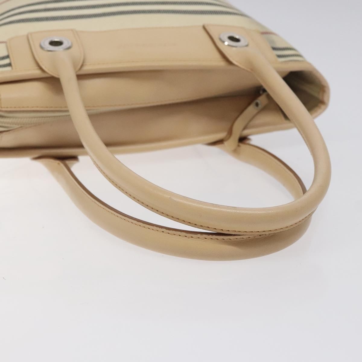 Burberry Nova Check Handbag Nova Check Canvas, BEIGE, CANVAS, Handbag