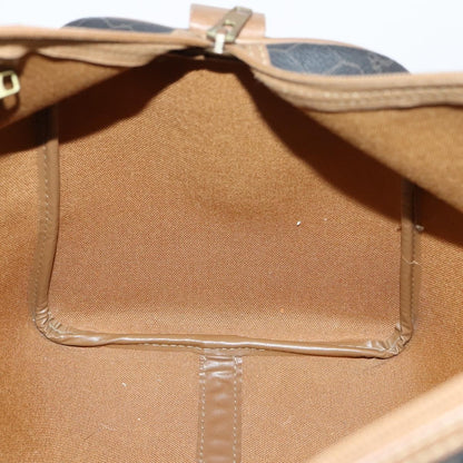 Christian Dior Vintage Honeycomb Boston bag Canvas and Leather, BLACK, CANVAS, Travel bag
