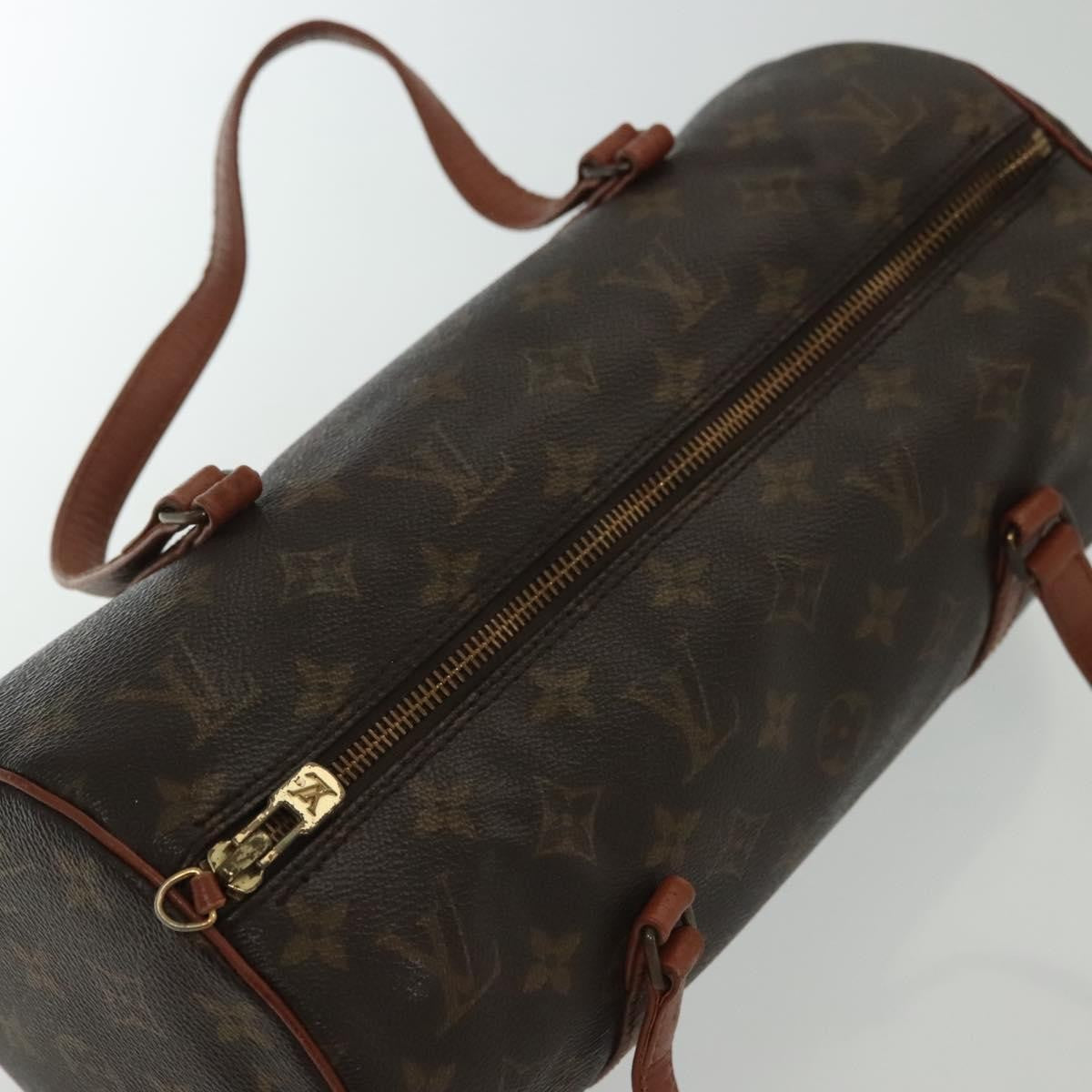 Louis Vuitton Papillon Handbag Monogram Canvas, BROWN, CANVAS, Handbag