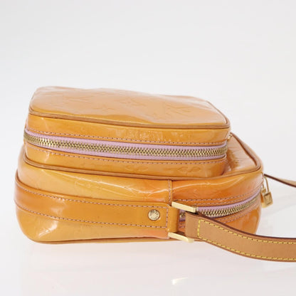 Louis Vuitton Wooster Handbag Monogram Vernis, YELLOW, PATENT_LEATHER, Clutche & pouche