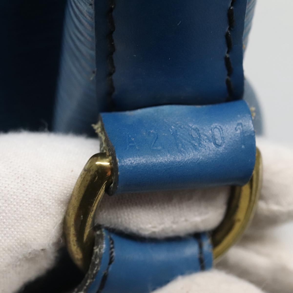 Louis Vuitton Noe Handbag Epi leather, BLUE, LEATHER, Handbag