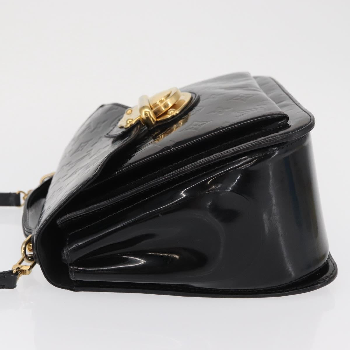 Louis Vuitton Mirada Handbag Monogram Vernis, BLACK, PATENT_LEATHER, Handbag