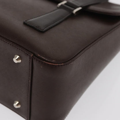 Burberry Vintage Handbag Leather, BROWN, LEATHER, Handbag
