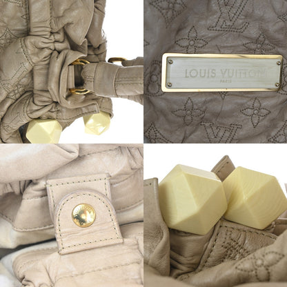 Louis Vuitton Olympe Stratus Handbag Limited Edition Monogram Lambskin, BEIGE, LEATHER, Shoulder bag