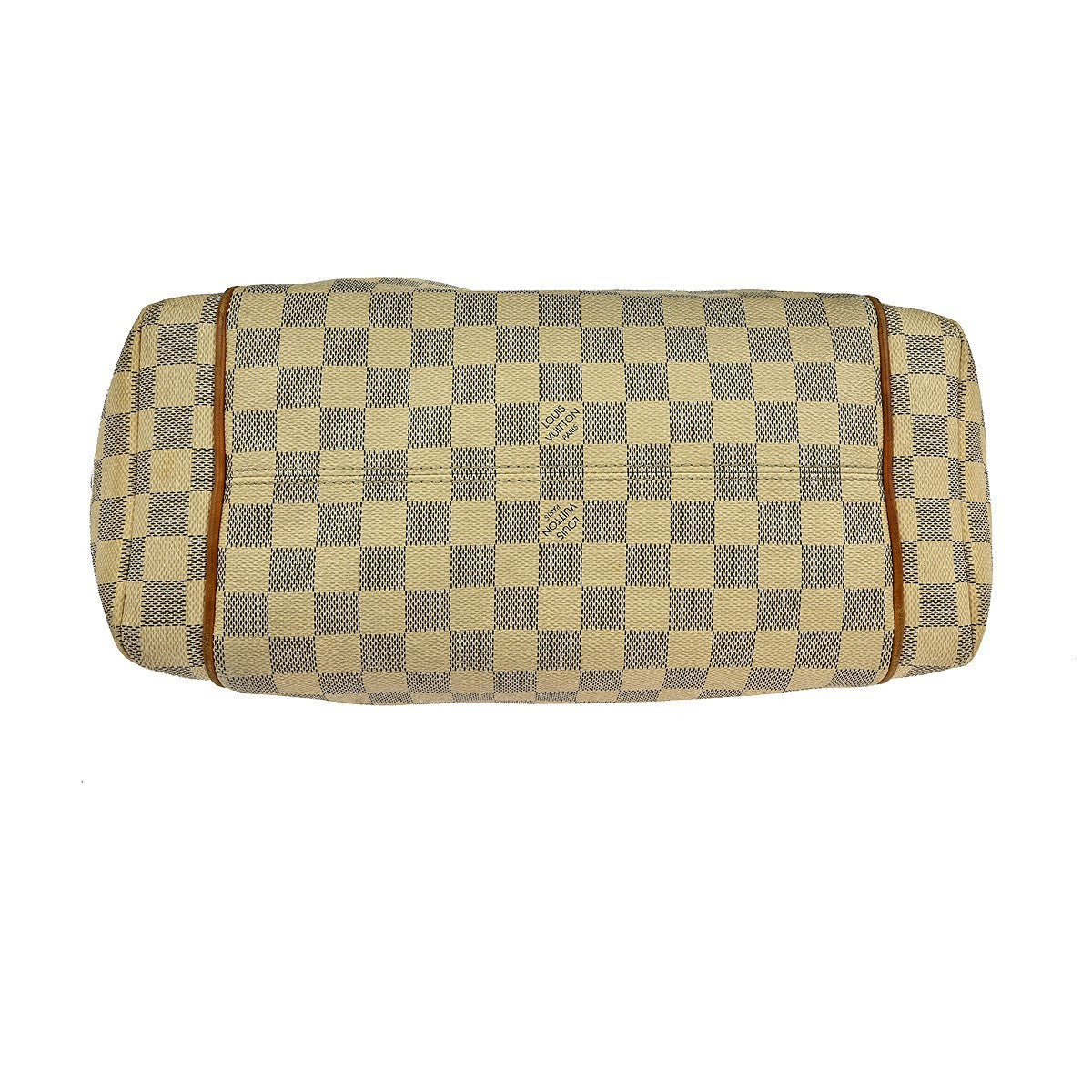 Louis Vuitton Totally Handbag Damier azur, WHITE, CANVAS, Tote bag