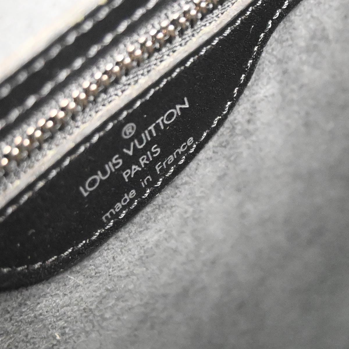 Louis Vuitton Verseau Handbag Epi Leather, BLACK, LEATHER, Shoulder bag
