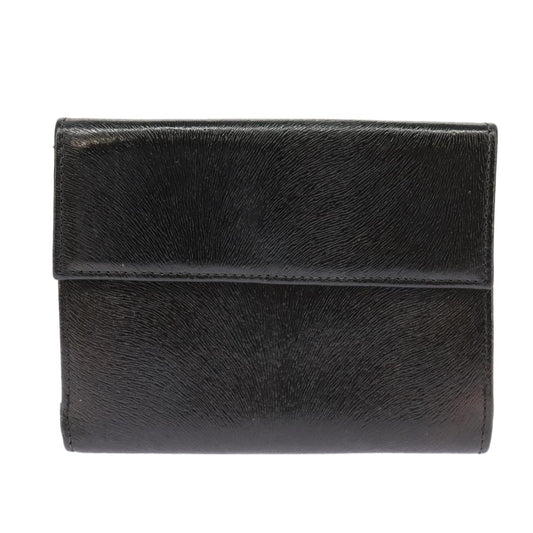 Fendi Bifold Flat Wallet Joshua Vides Printed Leather, BLACK, LEATHER, Wallets