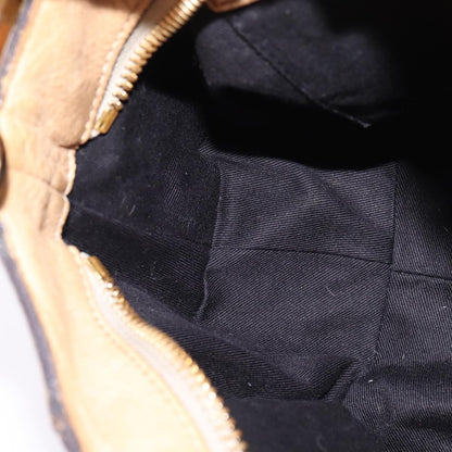 Chloe Ethel Handbag Leather, BEIGE, LEATHER, Handbag