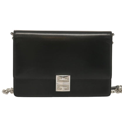Givenchy 4G Chain Crossbody Bag Leather, BLACK, LEATHER, Crossbody bag