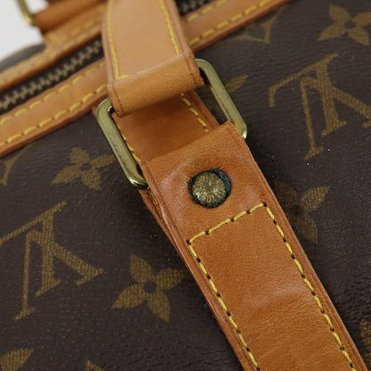 Louis Vuitton Sac Souple Handbag Monogram Canvas, BROWN, CANVAS, Travel bag