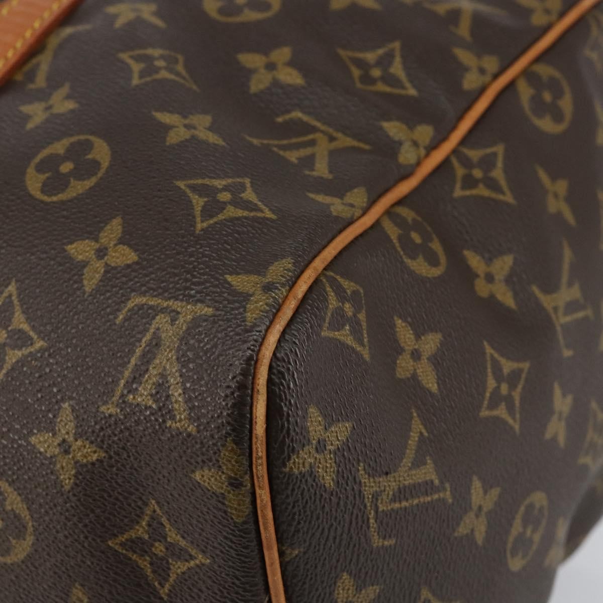 Louis Vuitton Sac Souple Handbag Monogram Canvas, BROWN, CANVAS, Travel bag