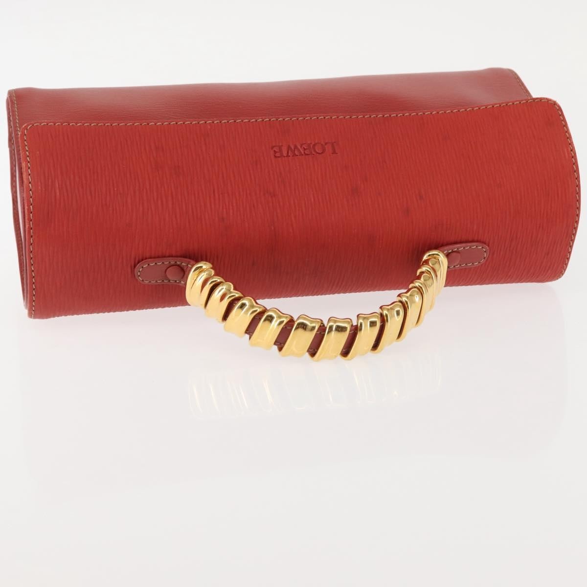 Loewe Vintage Velazquez Top Handle Bag Leather, RED, LEATHER, Handbag