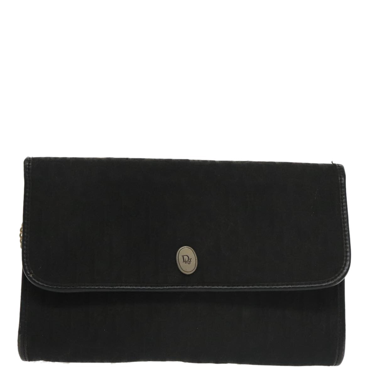 Christian Dior Trotter shoulder bag Canvas, BLACK, CANVAS, Clutche & pouche