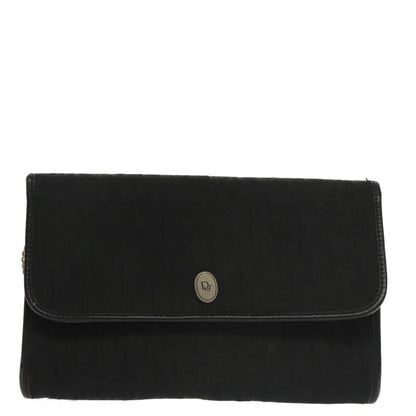 Christian Dior Trotter shoulder bag Canvas, BLACK, CANVAS, Clutche & pouche
