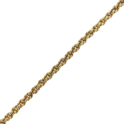 Christian Dior VIntage Circle Pendant Necklace Metal with Crystals, GOLD, GOLD_PLATED, Necklace