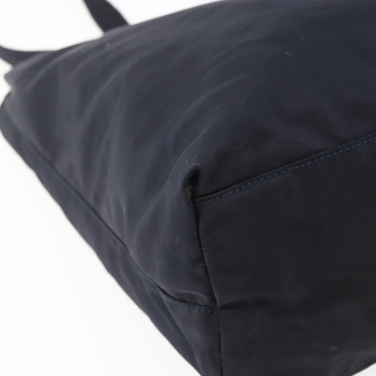 Prada Front Pocket Zip Tote Tessuto, Black, Nylon, Tote Bag