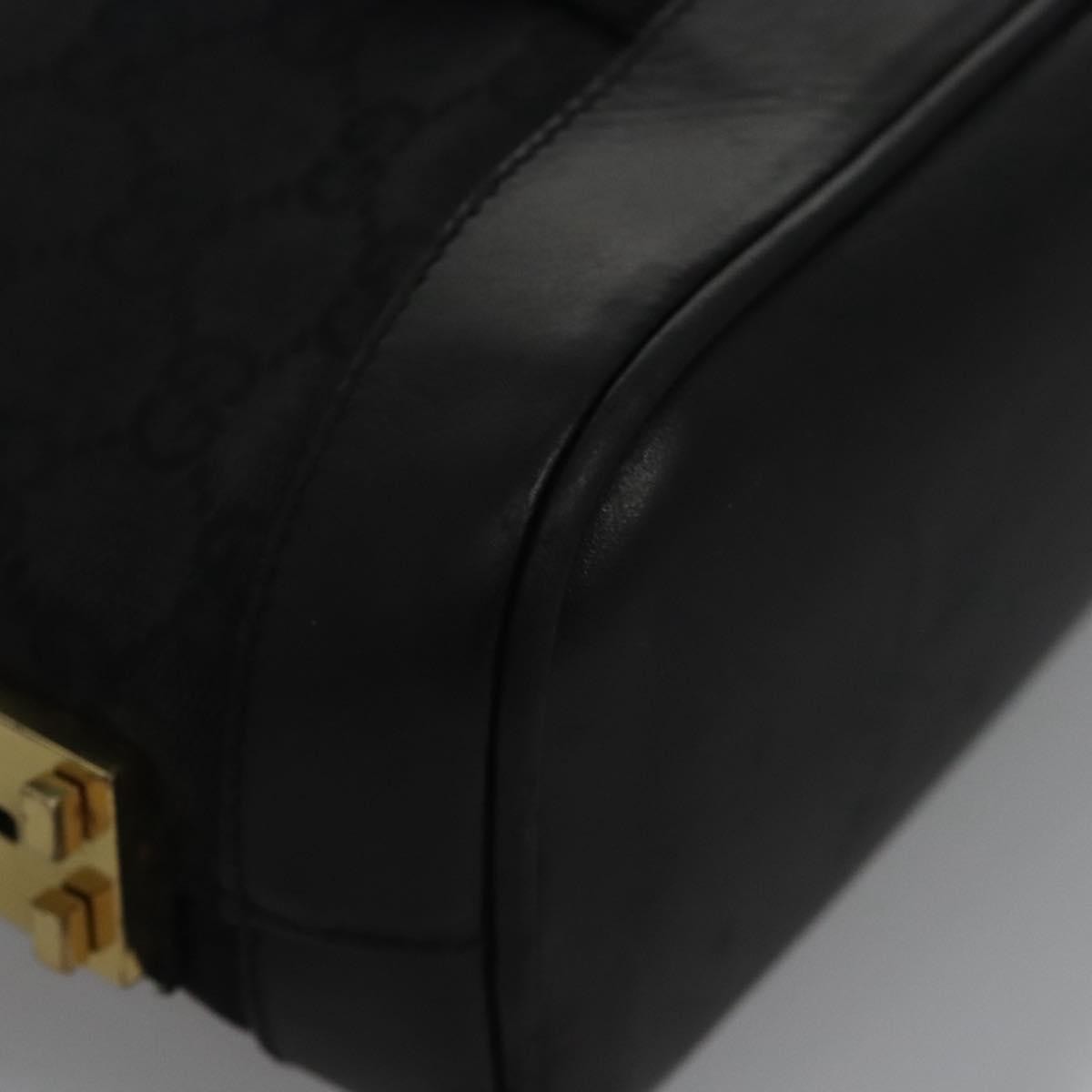 Gucci GG Canvas Bag Canvas, BLACK, CANVAS, Handbag