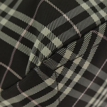 Burberry Nova Check Blue Label Nylon, Brown, Nylon, Tote Bag