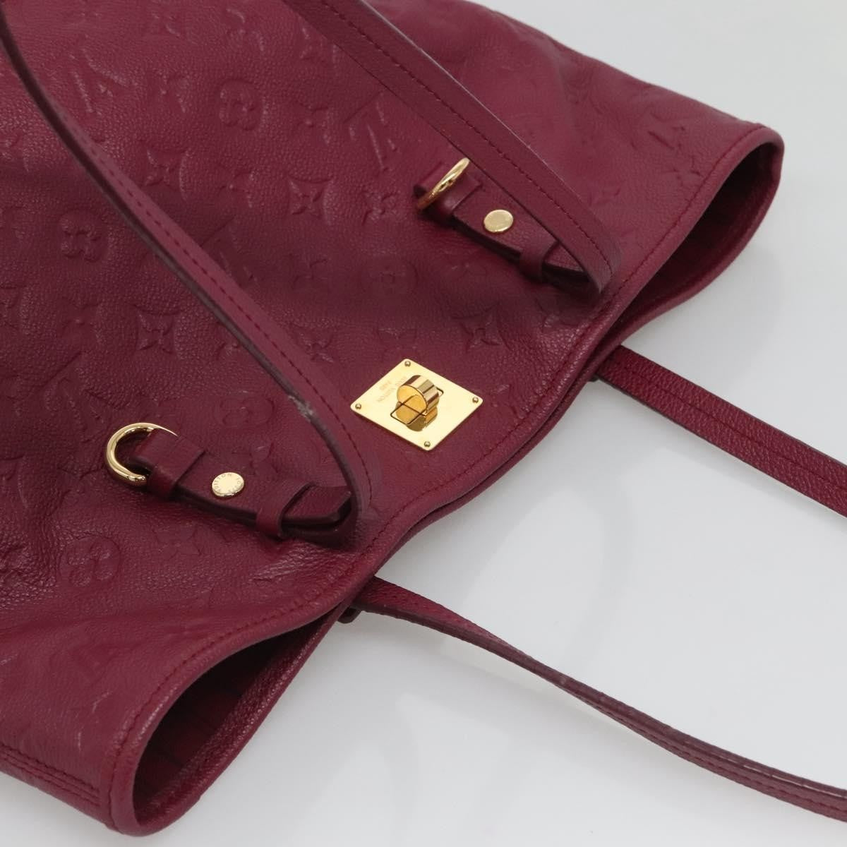 Louis Vuitton Citadine Handbag Monogram Empreinte Leather, PURPLE, LEATHER, Tote bag