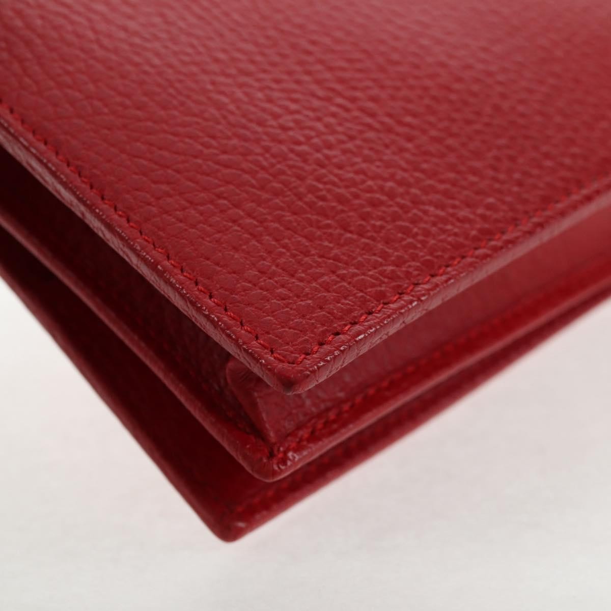 Gucci Wallet on Strap Leather, RED, LEATHER, Wallets