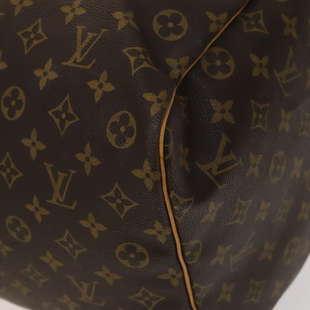 Louis Vuitton Keepall Bag Monogram Canvas, BROWN, CANVAS, Travel bag