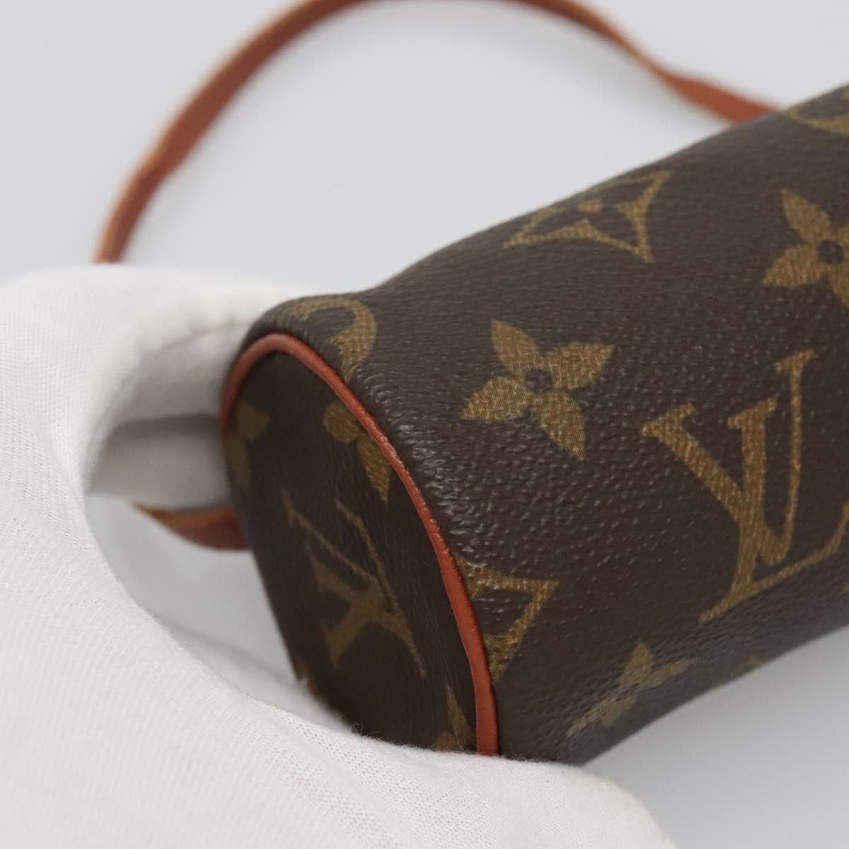 Louis Vuitton Papillon Pochette Monogram Canvas, BROWN, CANVAS, Clutche & pouche