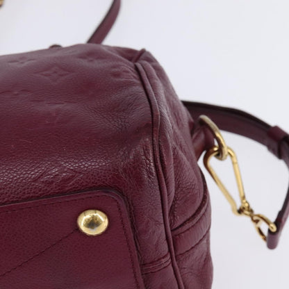 Louis Vuitton Speedy Bandouliere Bag Monogram Empreinte Leather, PURPLE, LEATHER, Handbag