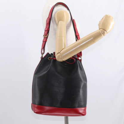 Louis Vuitton Petit Noe NM Handbag Epi Leather, BLACK, LEATHER, Shoulder bag