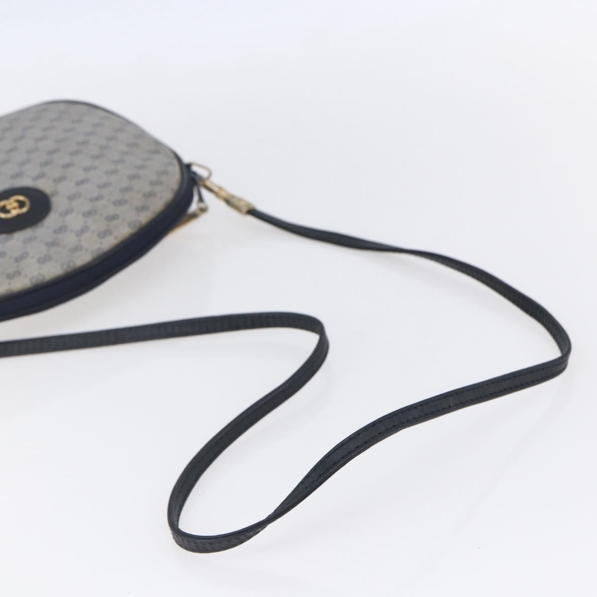 Gucci Micro GG supreme shoulder bag GG canvas, NAVY, CANVAS, Shoulder bag