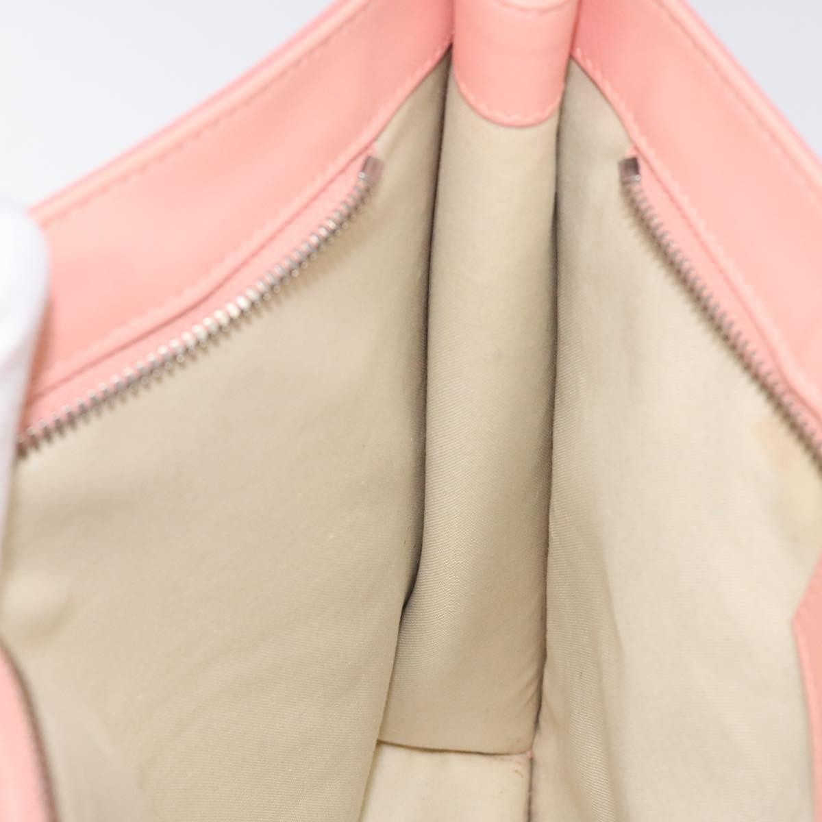 Balenciaga Navy Clutch Canvas with Leather, PINK, CANVAS, Clutche & pouche