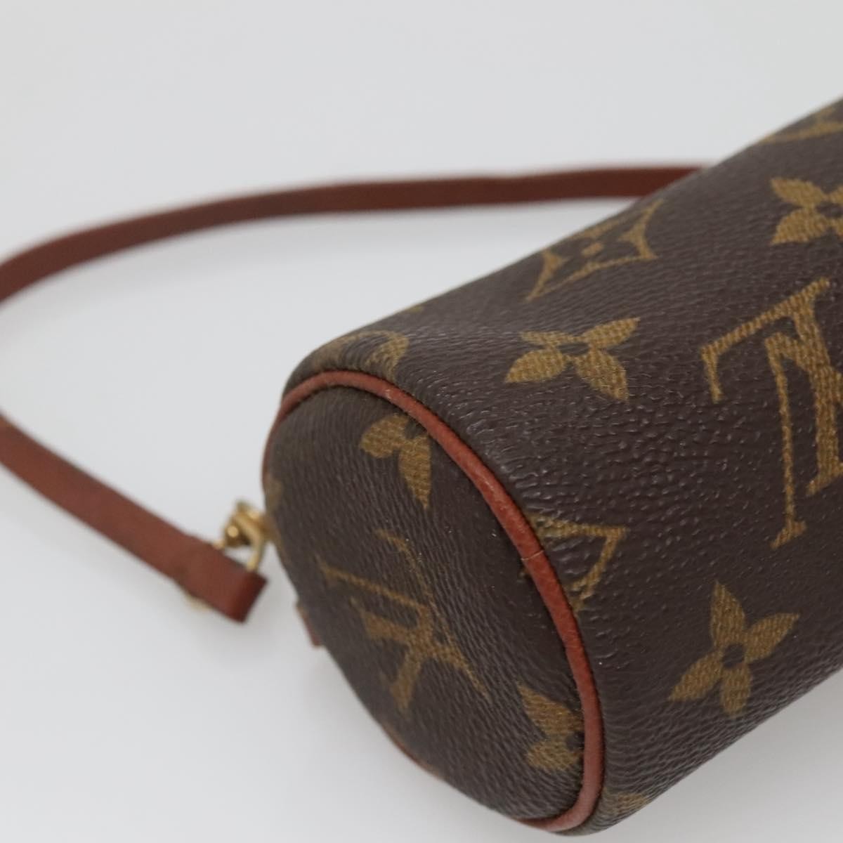 Louis Vuitton Papillon Pochette Monogram Canvas, BROWN, CANVAS, Clutche & pouche