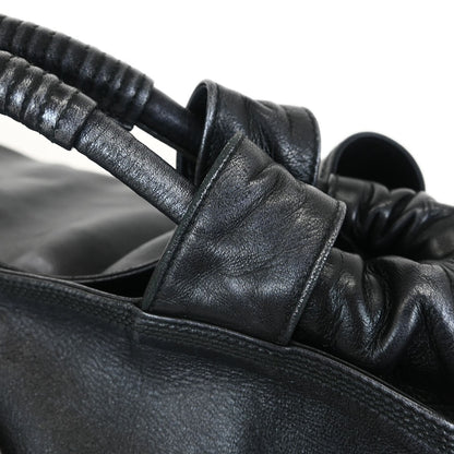 Loewe Anagram Logo Nappa Aire Hand Bag Leather, BLACK, LEATHER, Tote bag