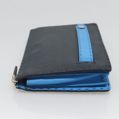 Fendi Selleria Zip Pouch Leather, Black, Leather, Clutch
