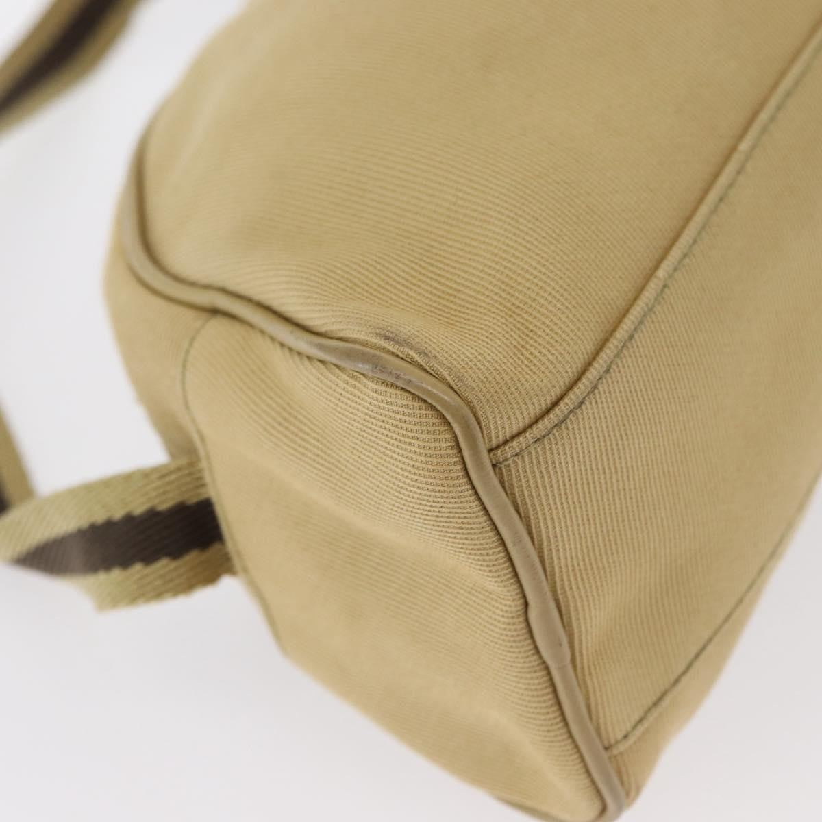 Gucci Vintage Shoulder Bag Canvas, BEIGE, CANVAS, Shoulder bag