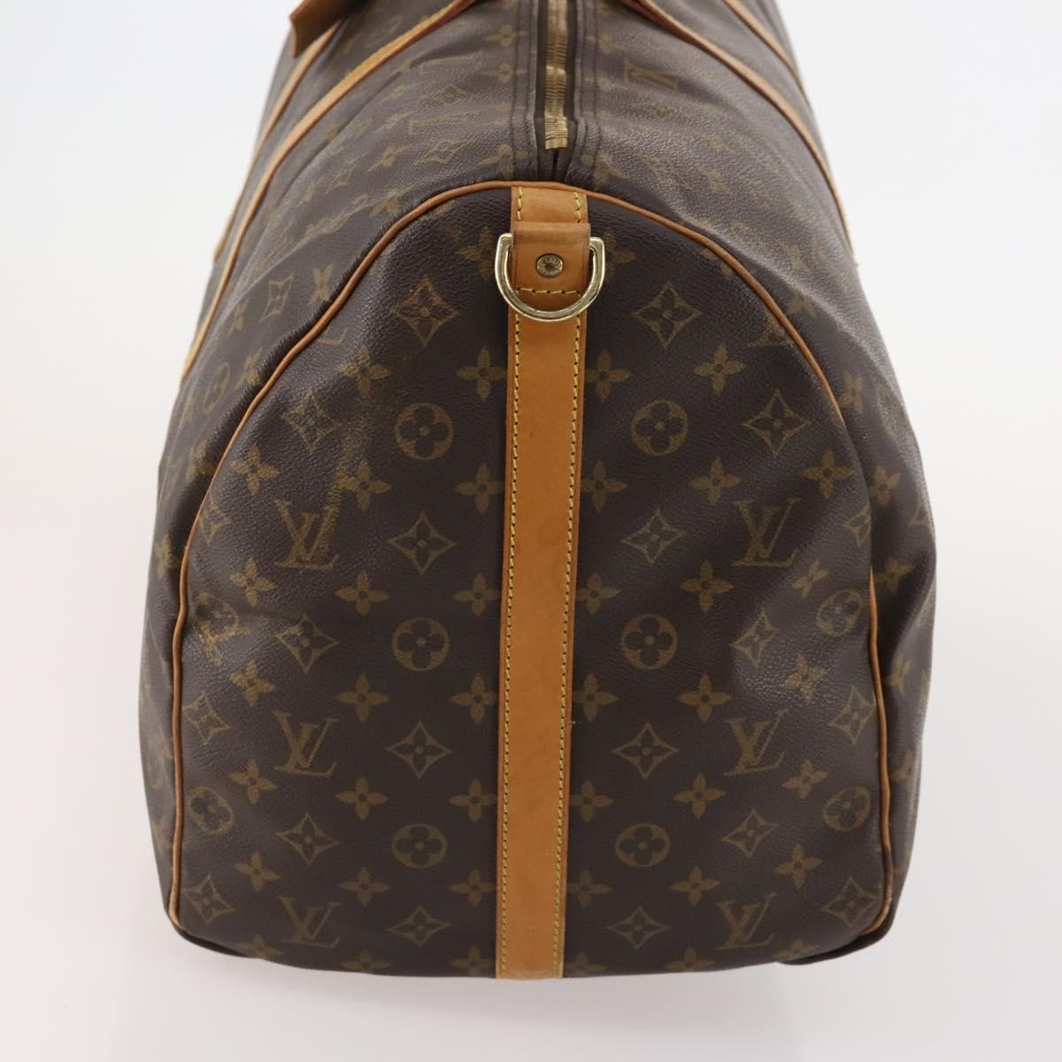 Louis Vuitton Keepall Bandouliere Bag Monogram Canvas, Brown, Canvas, Travel Bag
