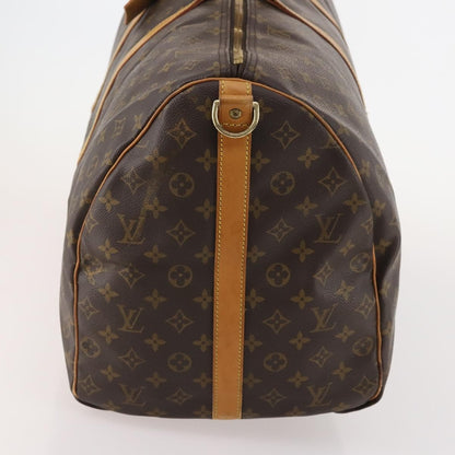 Louis Vuitton Keepall Bandouliere Bag Monogram Canvas, Brown, Canvas, Travel Bag