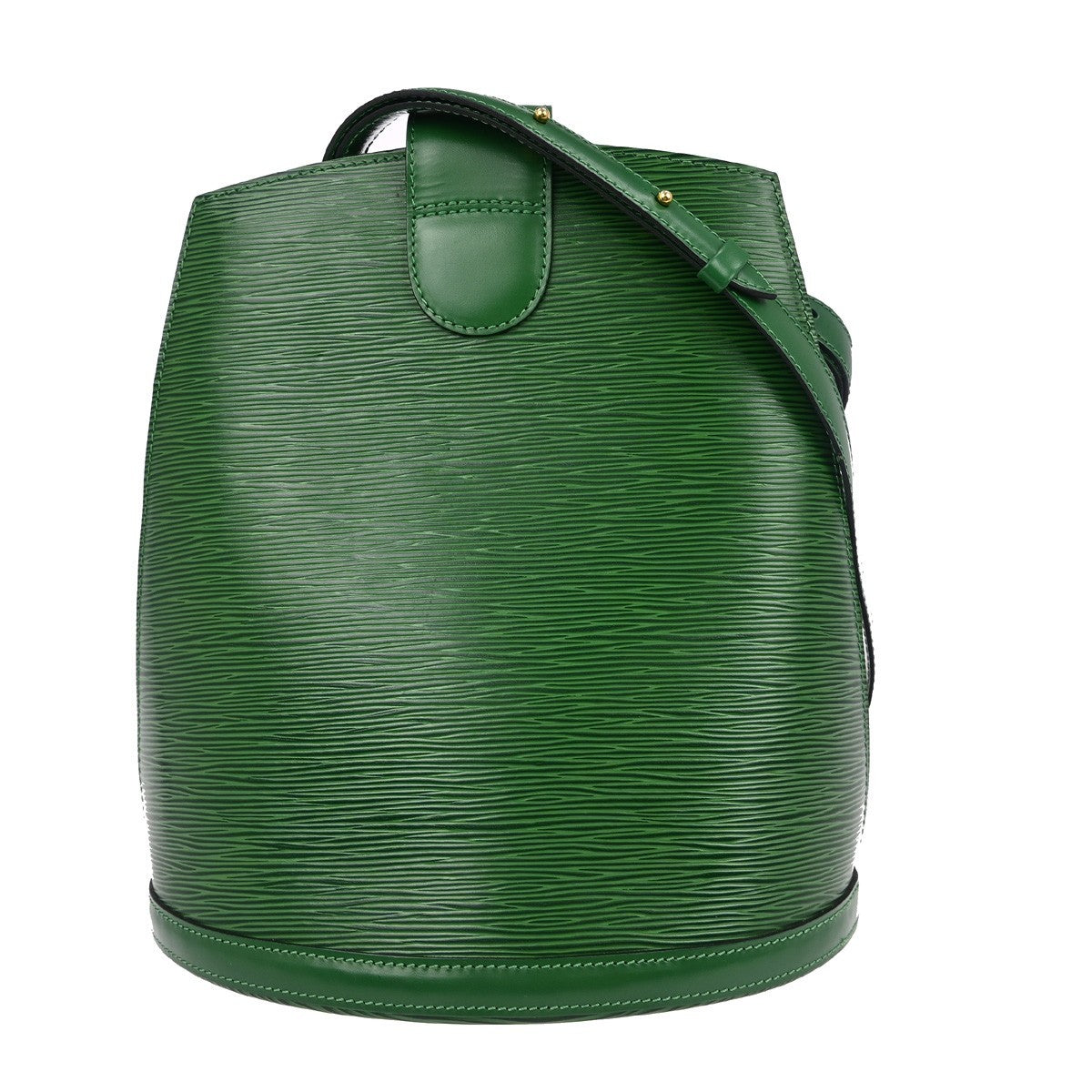 Louis Vuitton Cluny Shoulder Bag Epi Leather, Green, Leather, Shoulder Bag