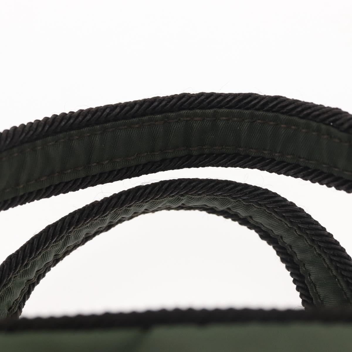Prada Vintage Handbag Tessuto, Khaki, Nylon, Handbag