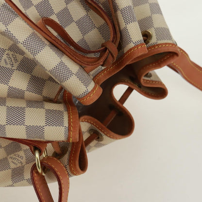 Louis Vuitton Noe Handbag Damier, Beige, Canvas, Shoulder Bag