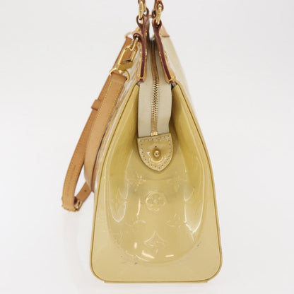 Louis Vuitton Brea Handbag Monogram Vernis, BEIGE, PATENT_LEATHER, Handbag