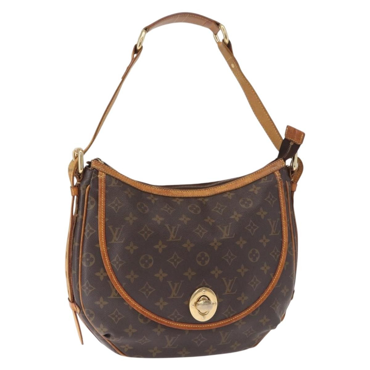 Louis Vuitton Tulum Handbag Monogram Canvas, BROWN, CANVAS, Shoulder bag